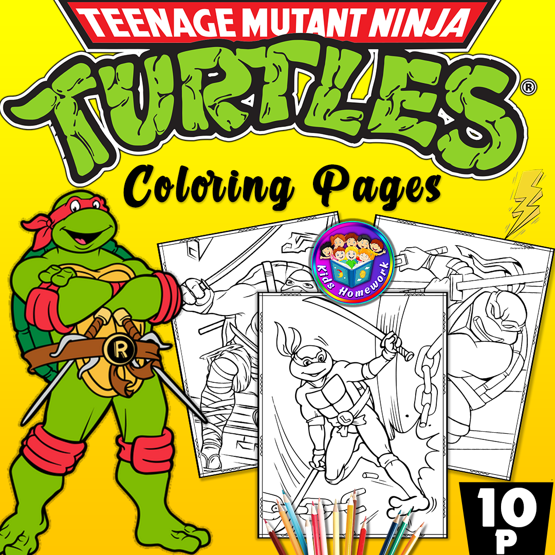 Ninja turtles coloring pages