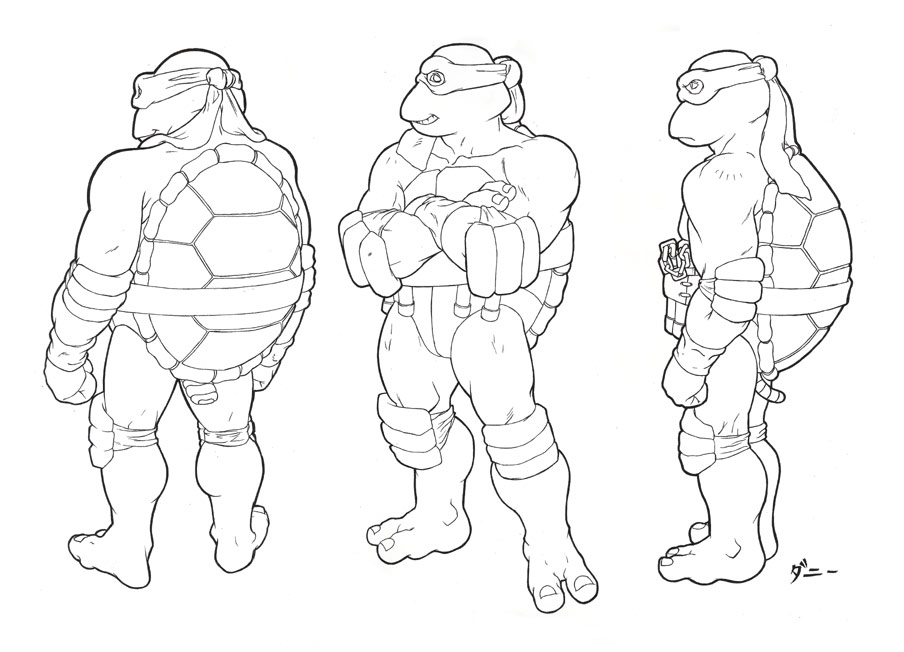 Mikey character sheet by danimation on