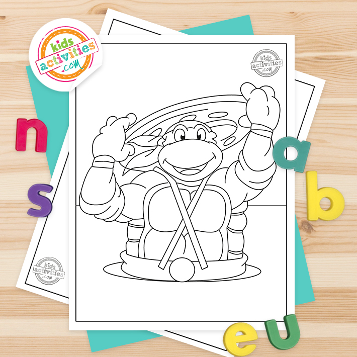 Cool free ninja turtles coloring pages kids activities blog