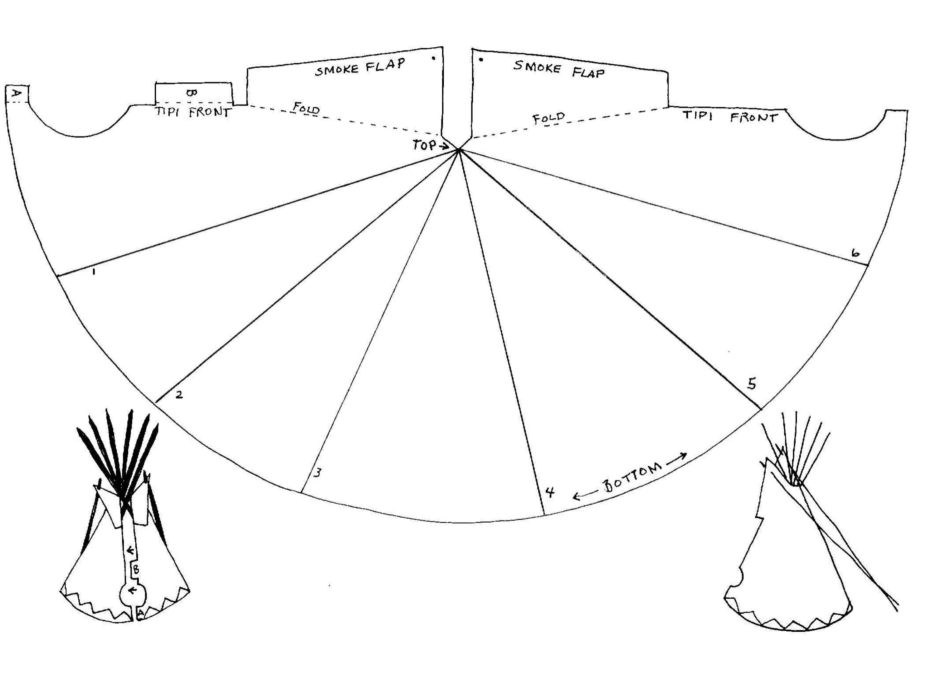 Printable cut out teee template