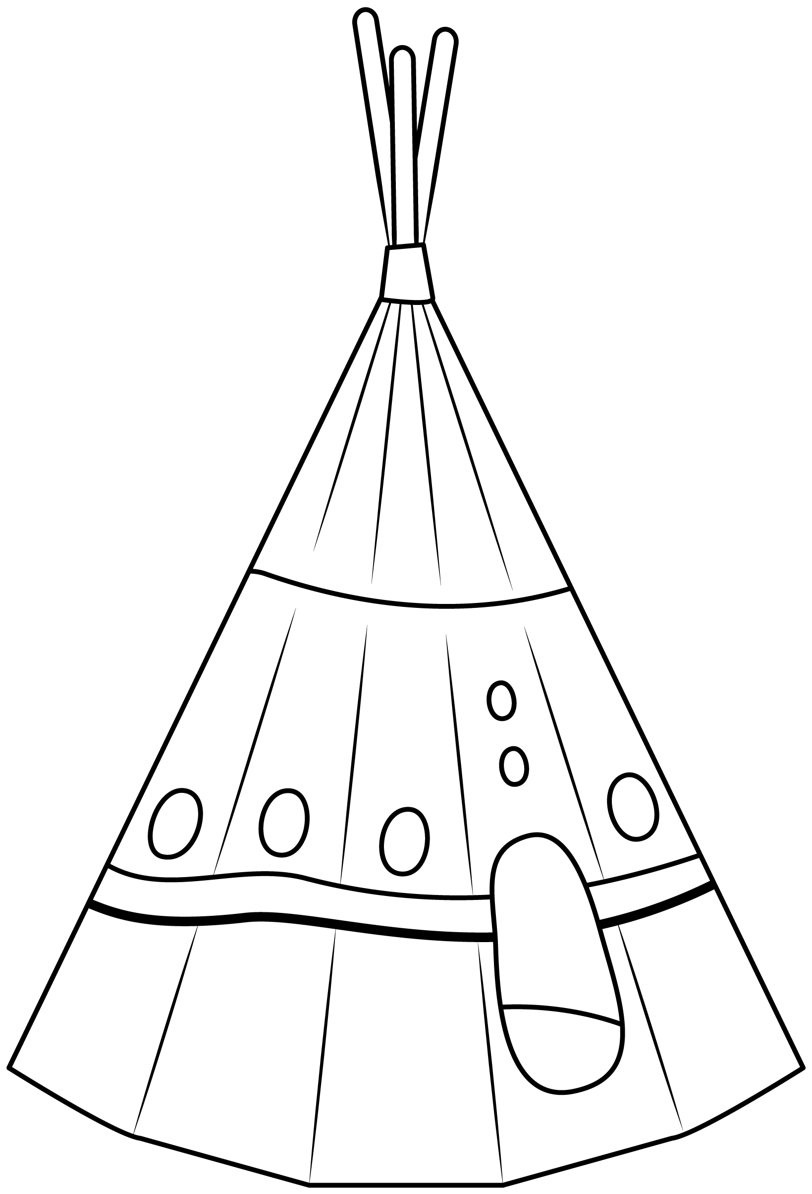 Teepee printable template free printable papercraft templates