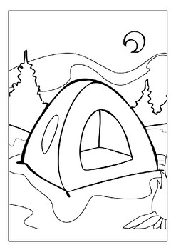 Experience the magic of camping with our printable coloring pages collection