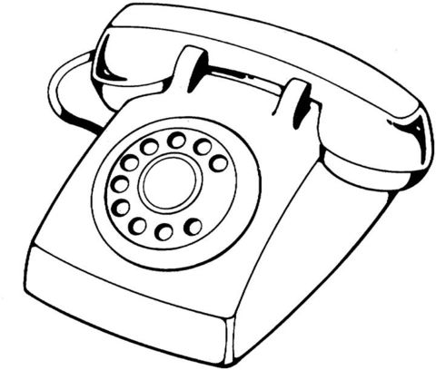 Telephone device coloring page free printable coloring pages telefone vintage imagens de abelhas imagens de telefone