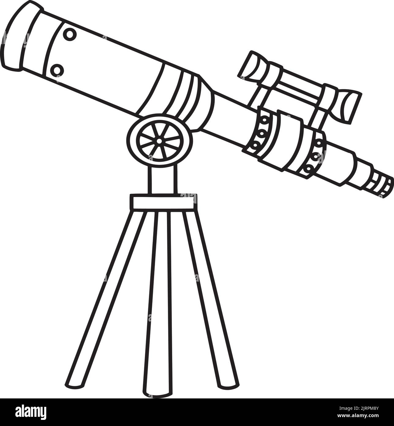 Telescope drawing black and white stock photos images