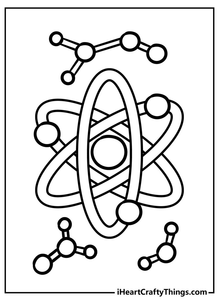 Science coloring pages free printables