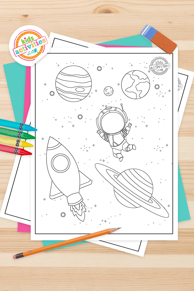 Free printable space coloring pages that are out of this world kids activities blog