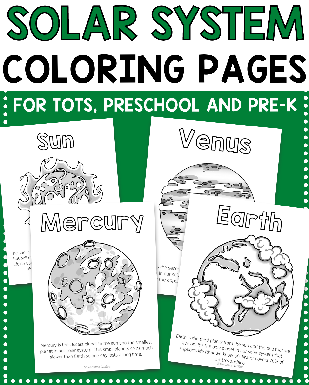 Planetsolar system coloring pages