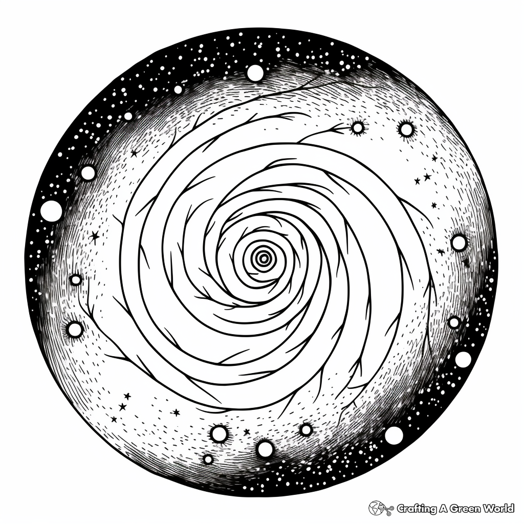 Galaxy coloring pages