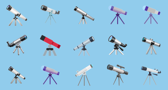 Ð telescope emoji