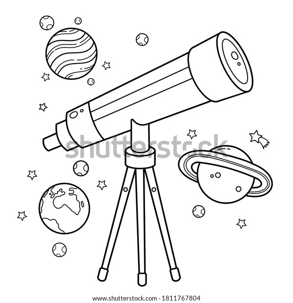 Telescope colored images stock photos d objects vectors