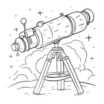 Telescope drawing png transparent images free download vector files