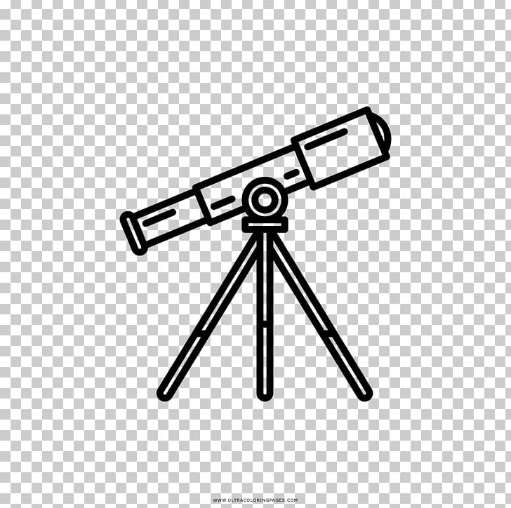 Drawing telescope coloring book optical instrument png clipart angle animaatio area black and white camera free