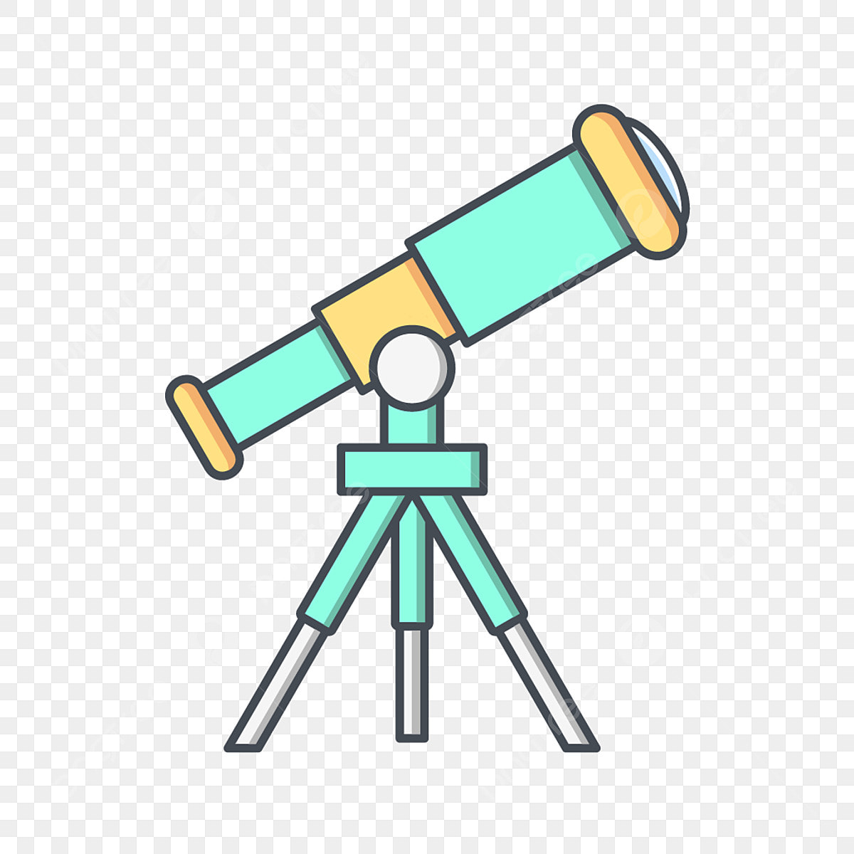 Telescope clipart transparent background vector telescope icon telescope icons laboratory lens png image for free download