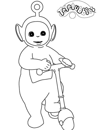 Teletubbies coloring page