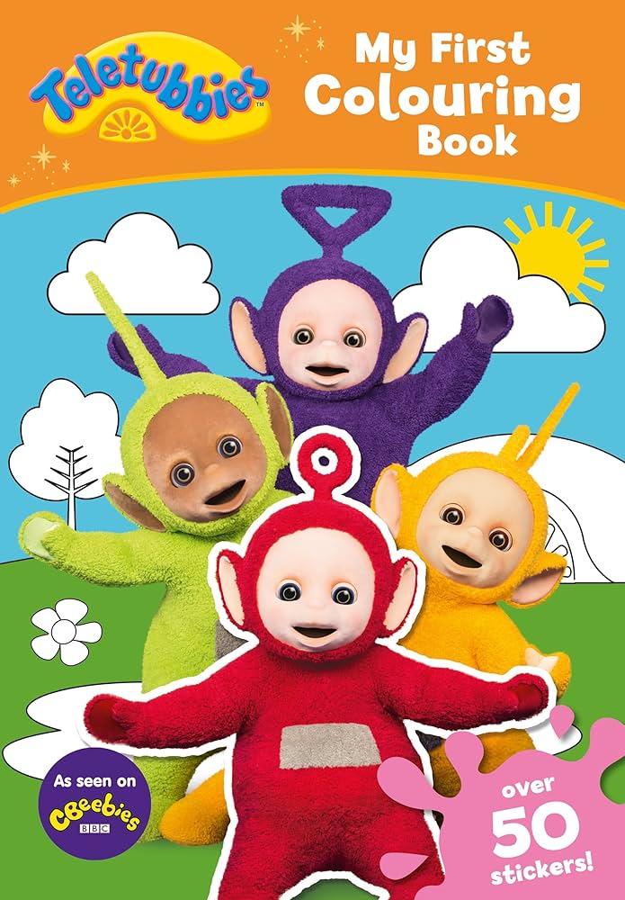 Teletubbies my first louring book egmont publishing books