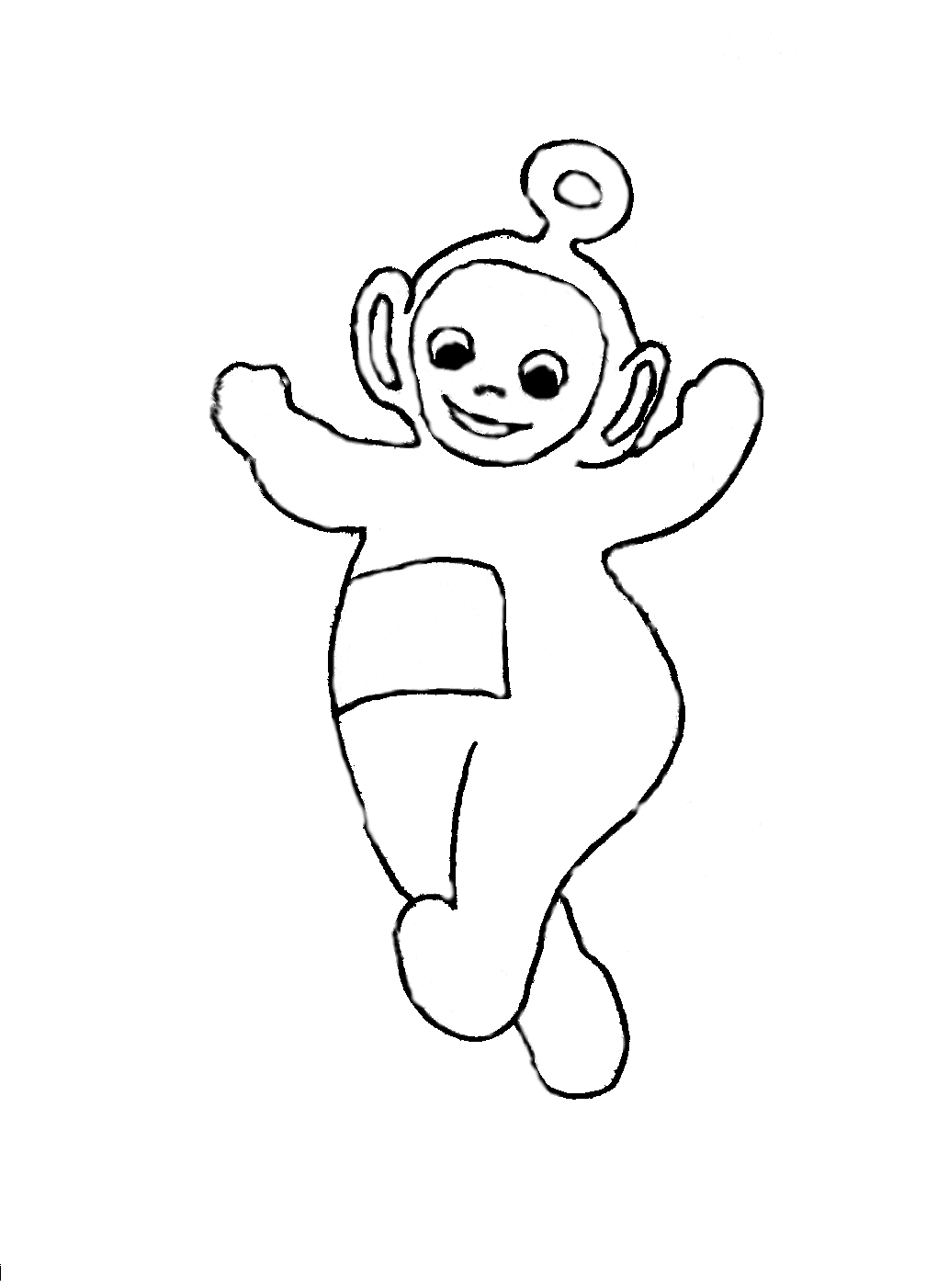 Free printable teletubbies coloring pages for kids