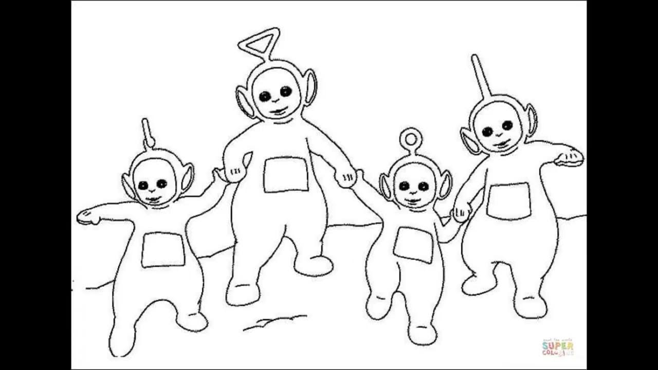 My teletubbies coloring pages june