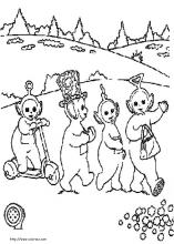 Teletubbies coloring pages on coloring