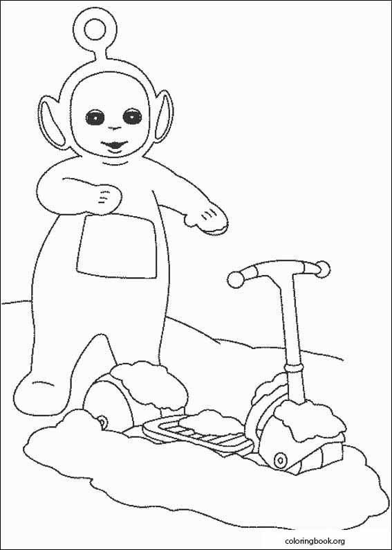 Teletubbies coloring page