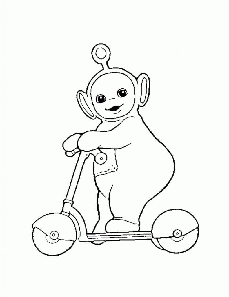 Teletubbies po coloring page