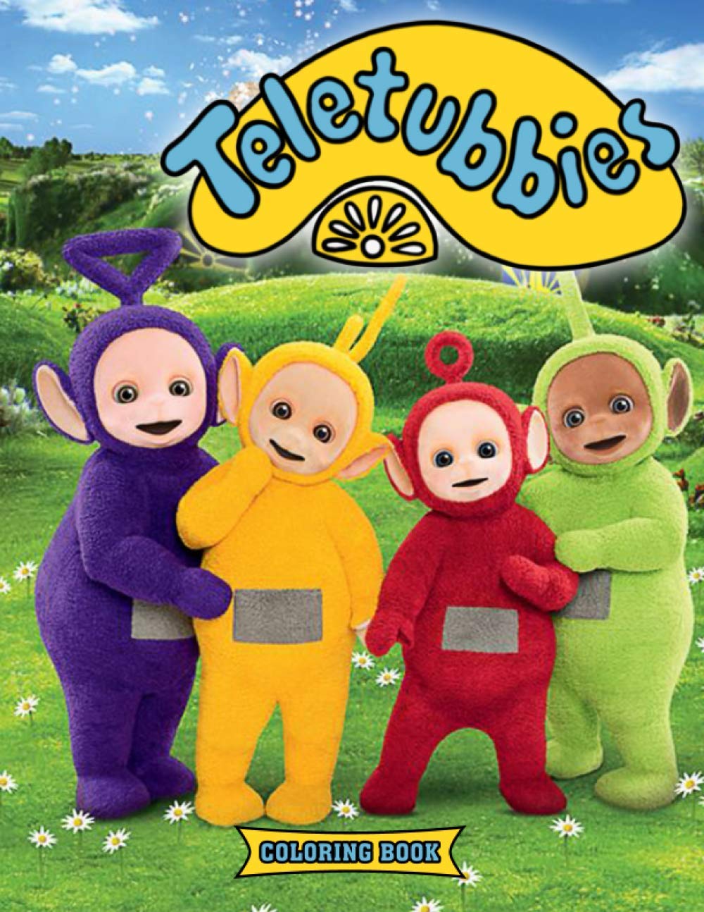 Teletubbies coloring book awesome illustrations coloring books teletubbies coloring books for kids and adults by mcott martin