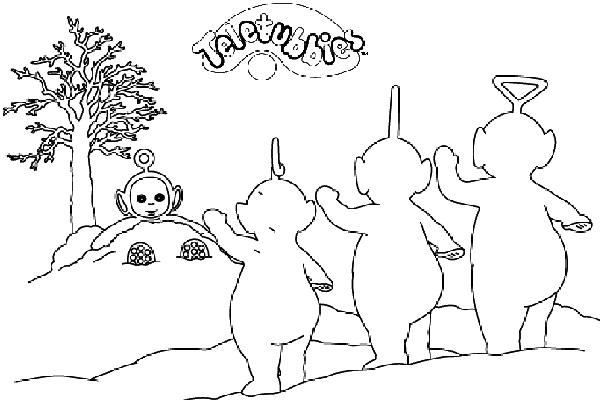 Teletubbies coloring pages free printable coloring pages for kids