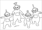 Teletubbies coloring pages free coloring pages