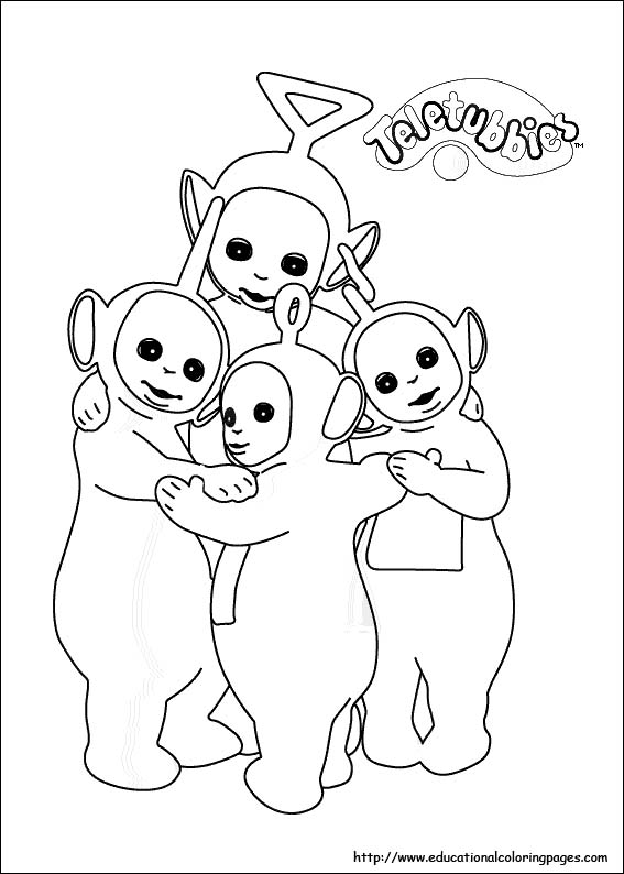 Teletubbies coloring pictures