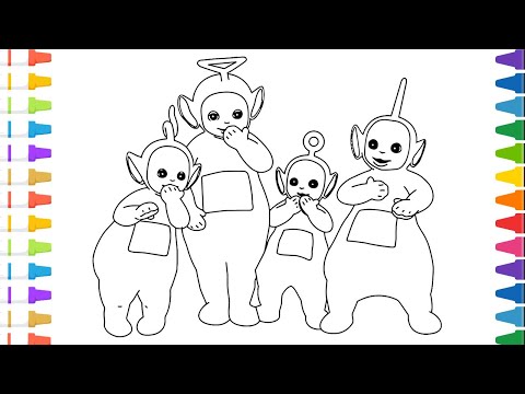 Teletubbies coloring page coloring teletubbies the coloring pages