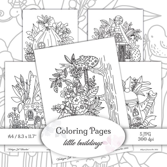 Buy coloring pages templates for coloring cute hand