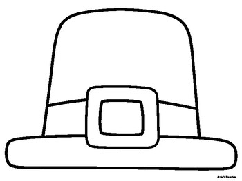 Pilgrim hat template pdf by tims printables tpt