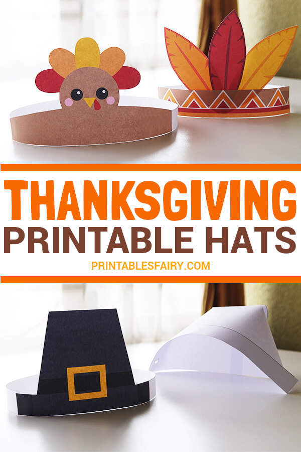 Diy thanksgiving hats for kids