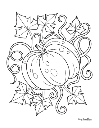 Pumpkin coloring pages