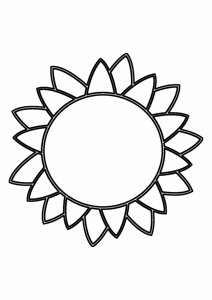 Sunflower coloring pages free personalizable coloring pages