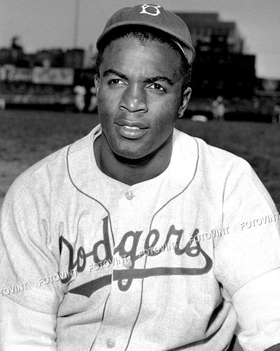 Jackie robinson photo picture brooklyn dodgers vintage