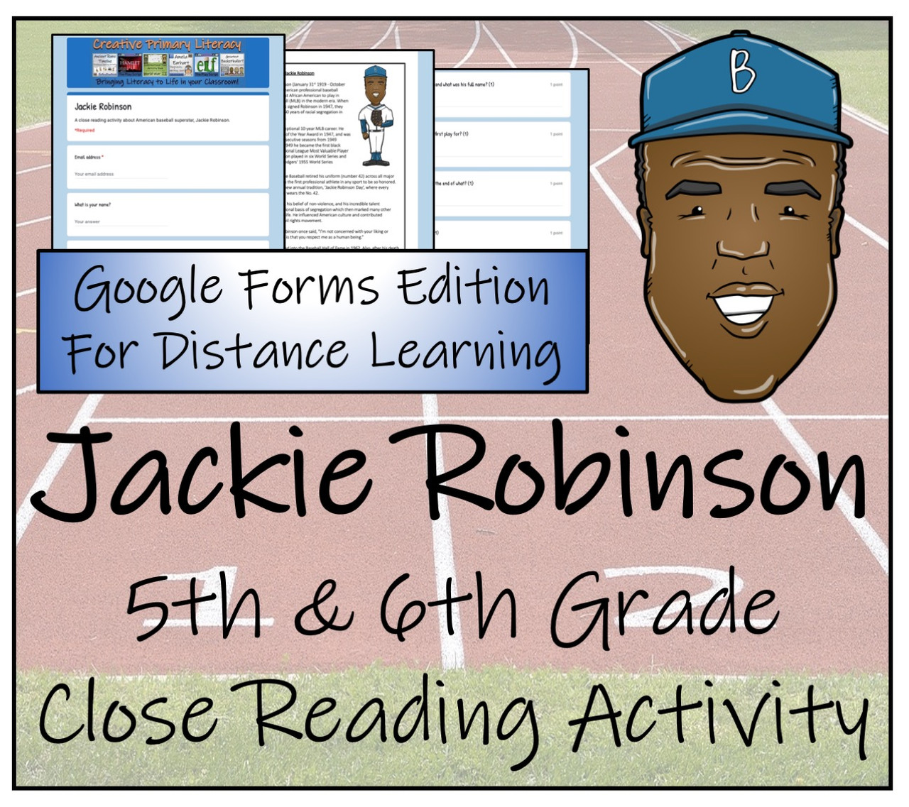 Jackie robinson close reading activity digital print th grade th grade