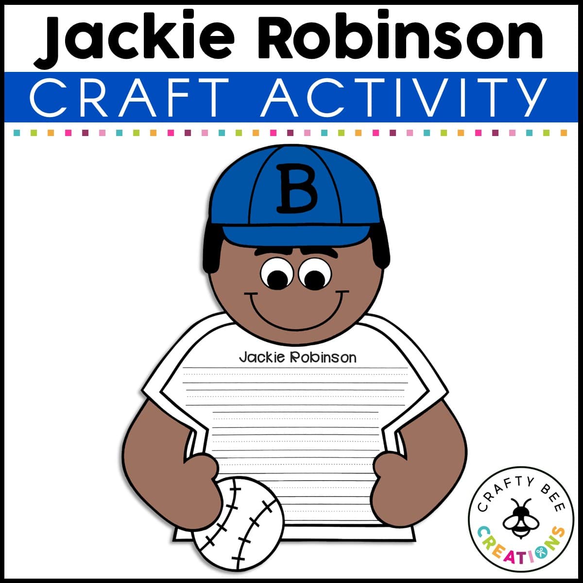 Jackie robinson craft activity