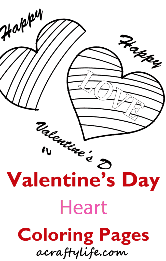 Valentines day coloring sheet