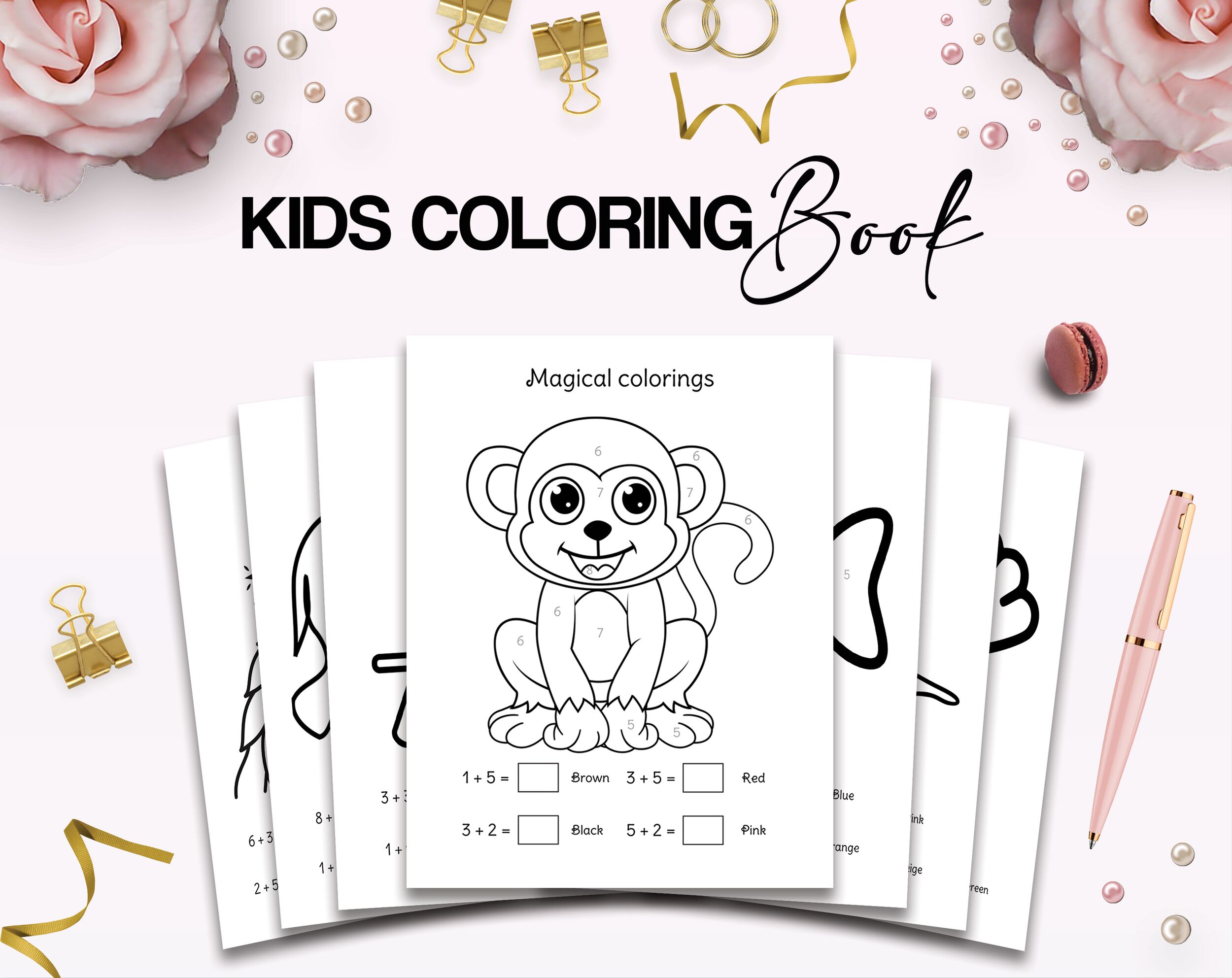 Kdp coloring book template