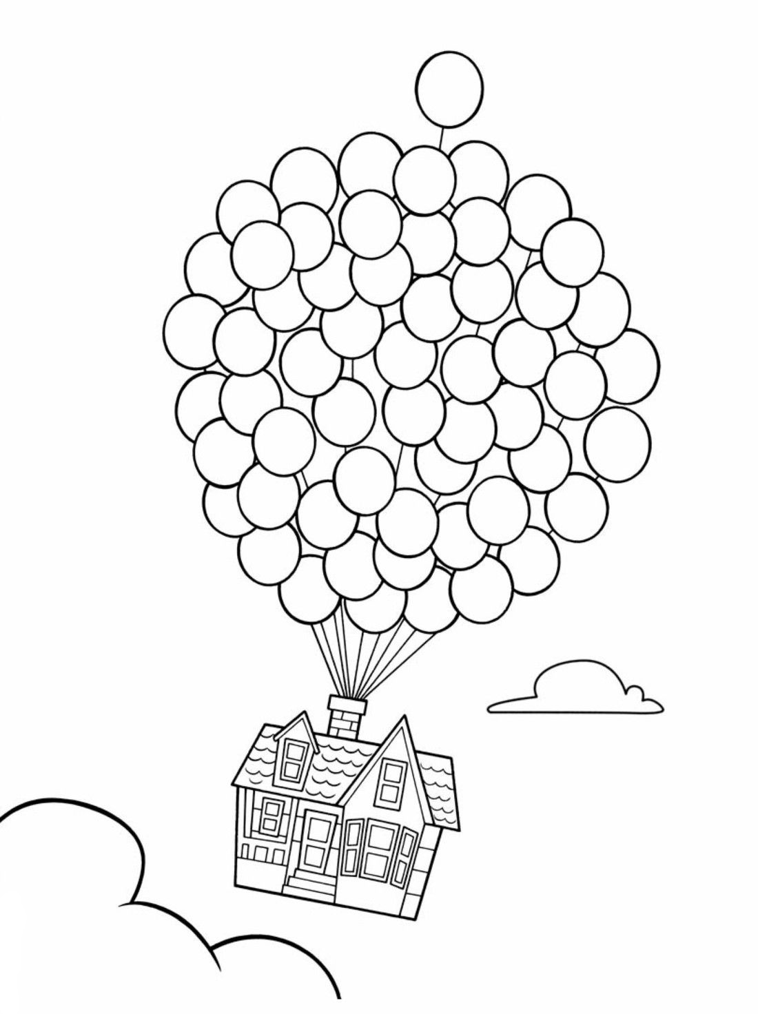 Balloon coloring pages