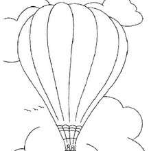 Ballooning coloring pages