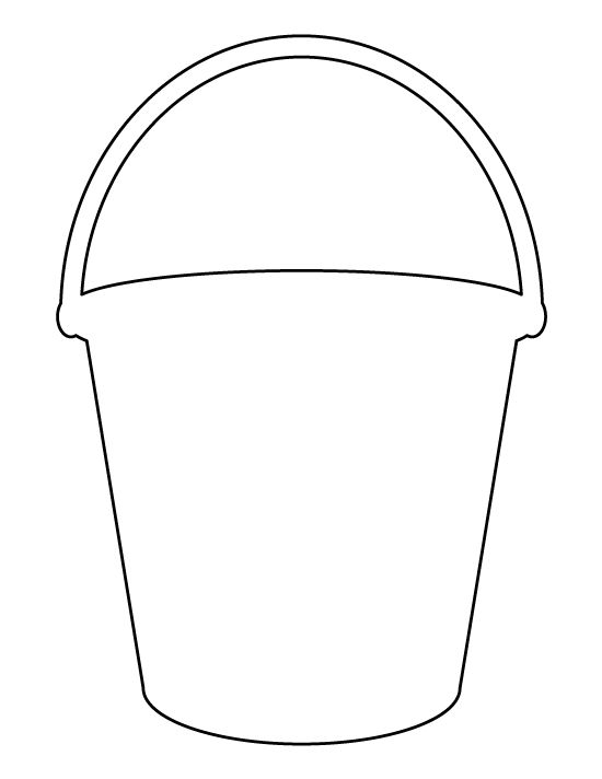 Printable bucket template summer preschool crafts bucket crafts summer crafts