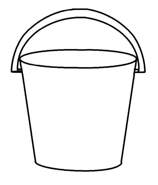 Beach bucket coloring page sketch coloring page bucket filler bucket drawing coloring pages