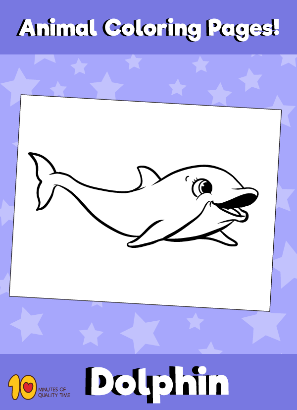 Dolphin coloring page â coloring pages â minutes of quality time