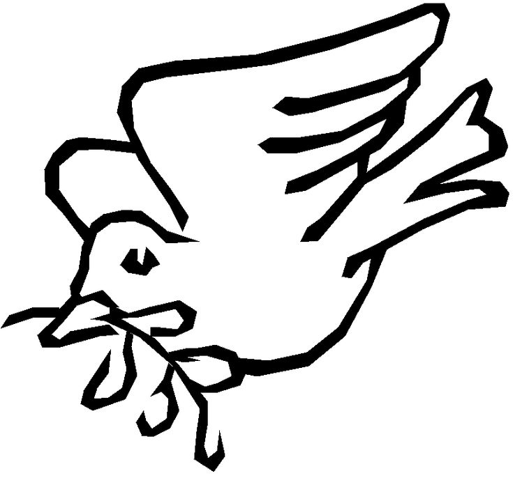 Peace dove template