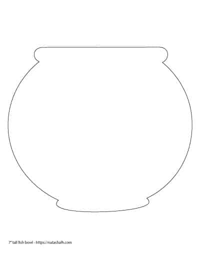 Free printable fish bowl templates