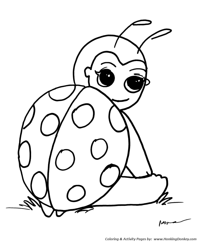 Anime coloring pages lady bug anime coloring page and kids activity sheet