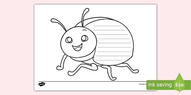 Ladybird writing frame template ladybird template