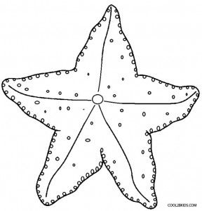 Starfish coloring page free fish coloring page coloring pages to print starfish template