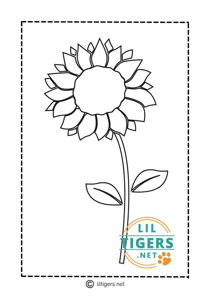 Free printable sunflower templates